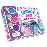 Disney Stitch sponge art activity set, imported from the UK