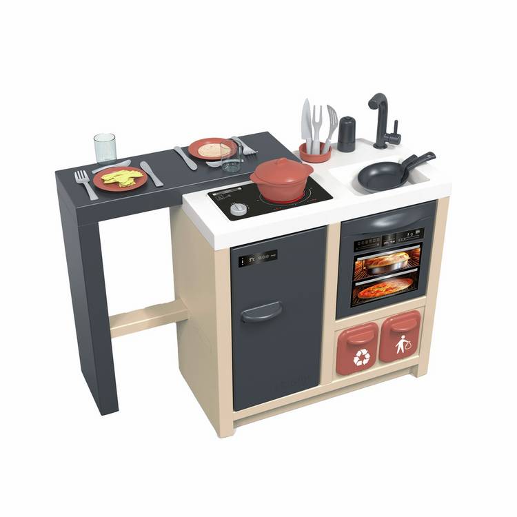 Smoby kitchen island roleplay toy with 23 accessories, imported from the UK