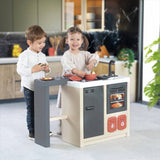 Smoby kitchen island roleplay toy with 23 accessories, imported from the UK