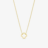 Jon Richard gold plated clover pendant, UK version