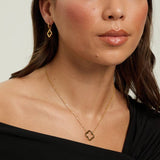 Jon Richard gold plated clover pendant, UK version