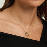 Jon Richard gold plated clover pendant, UK version