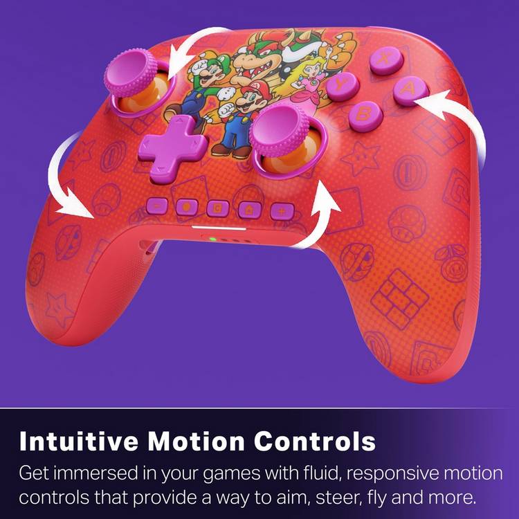 PowerA Mario Friends wireless controller, imported from the UK