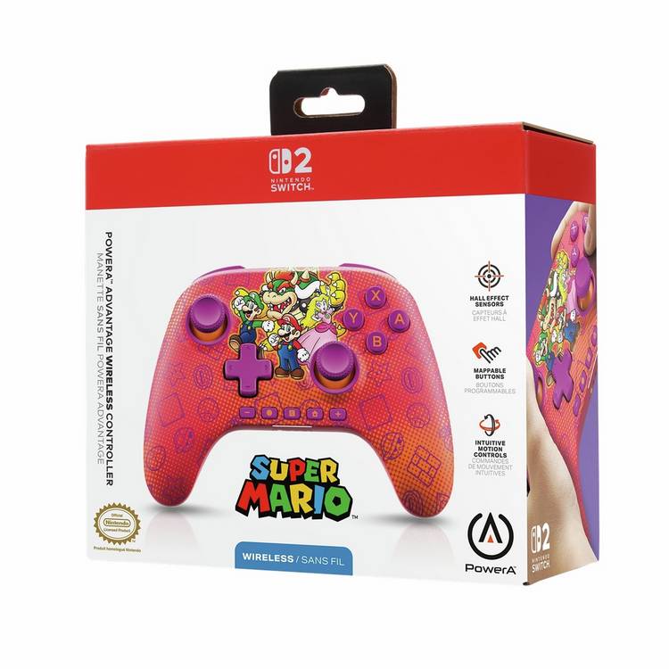 PowerA Mario Friends wireless controller, imported from the UK
