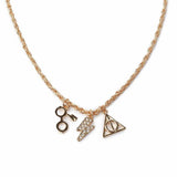 Argos Revere Custard London Gold Tone Harry Potter Charm Necklace 14in- Buy online at McGrocer