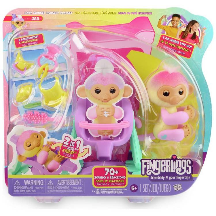 Fingerlings interactive monkey playset Exclusive, imported from the UK