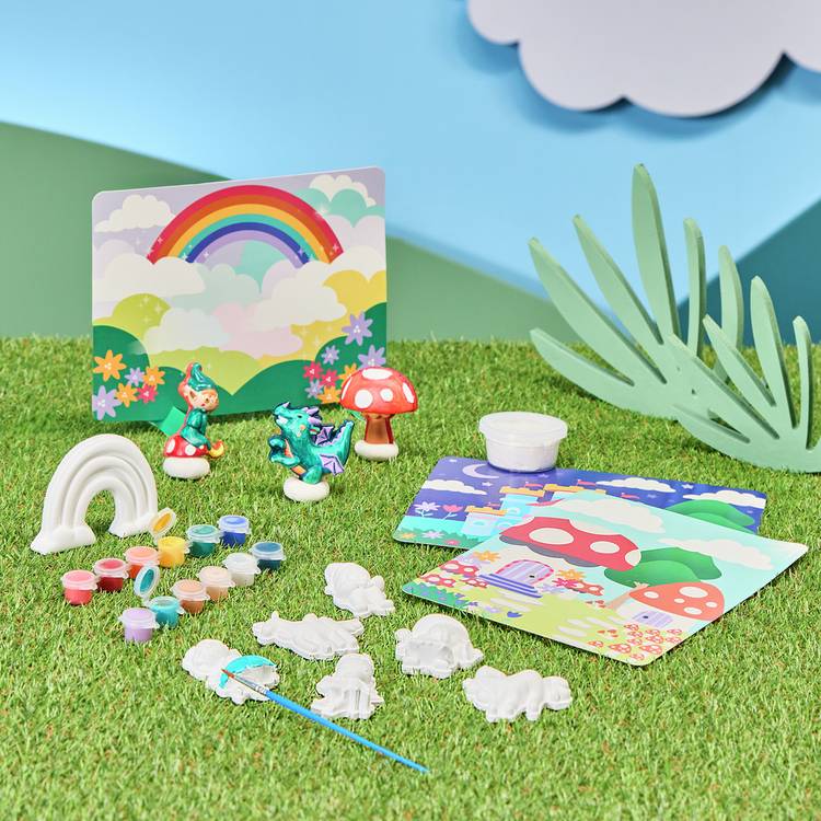 Chad Valley paint and plaster fairy set, imported from the UK