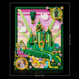 LEGO Wicked Emerald City wall art 1518 pieces, imported from the UK