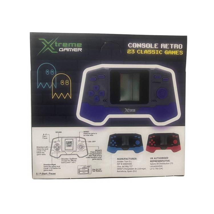 My Arcade Xtreme Gamer retro handheld gaming console, UK version