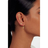 Ted Baker huggie earrings with tiny heart charm, UK version