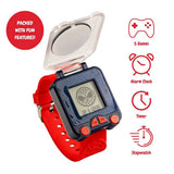 Spiderman interactive digital watch with red silicone strap (British brand)