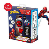 Spiderman interactive digital watch with red silicone strap (British brand)