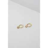 Ted Baker Sinalaa crystal huggie earrings, imported from the UK