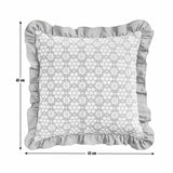 Argos Home broderie anglaise cushion mustard 43x43cm - British product