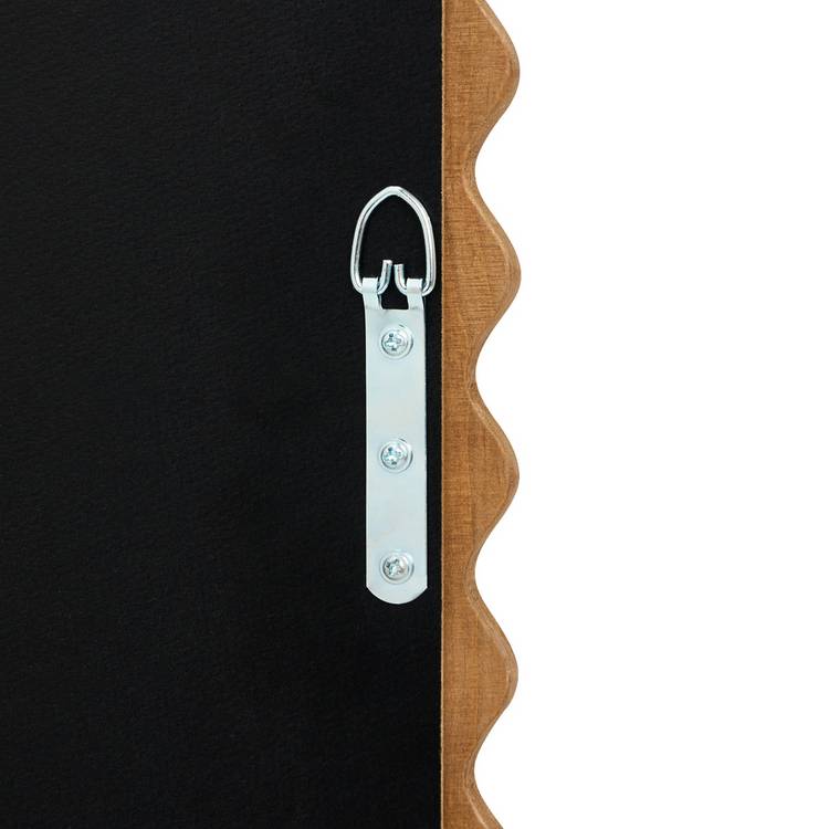 Habitat Bobbin stained wooden wall mirror 90x56cm, imported from the UK