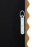 Habitat Bobbin stained wooden wall mirror 90x56cm, imported from the UK