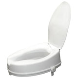Aidapt raised toilet seat with lid 4 inch, imported from the UK