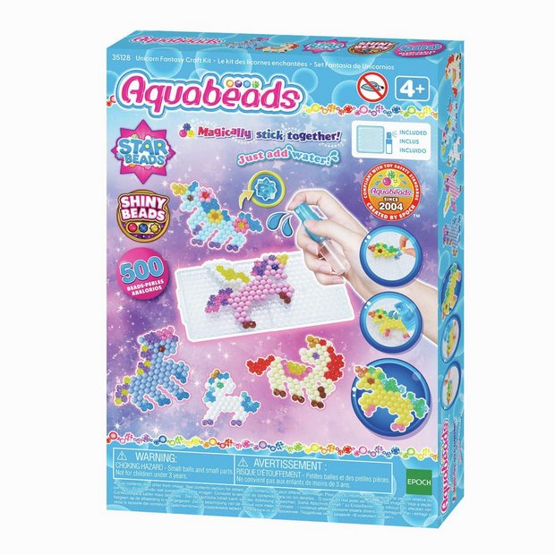 Aquabeads Unicorn Friends craft kit 500 beads - British product