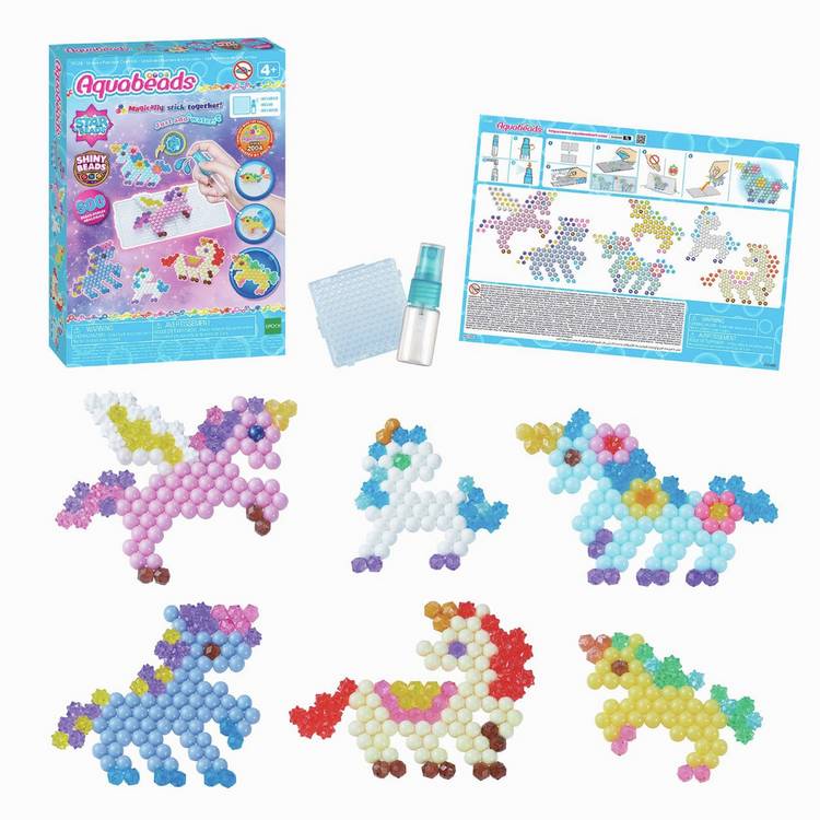 Aquabeads Unicorn Friends craft kit 500 beads - British product