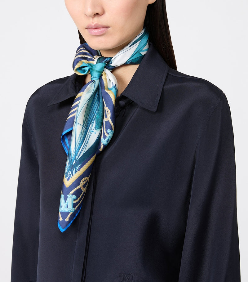 Max Mara silk printed scarf (British brand)