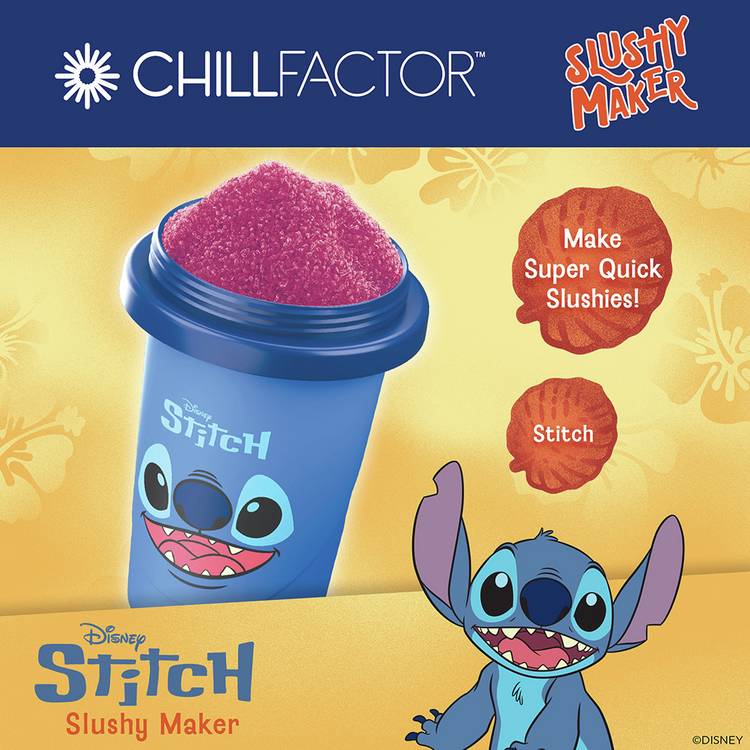 ChillFactor Stitch Slushy Maker reusable drink toy (British brand)