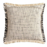 Habitat woven frayed edge stripe cushion 43x43cm (British brand)