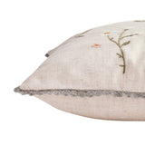 Argos Home embroidered cushion beige 43x43cm, UK version