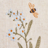 Argos Home embroidered cushion beige 43x43cm, UK version