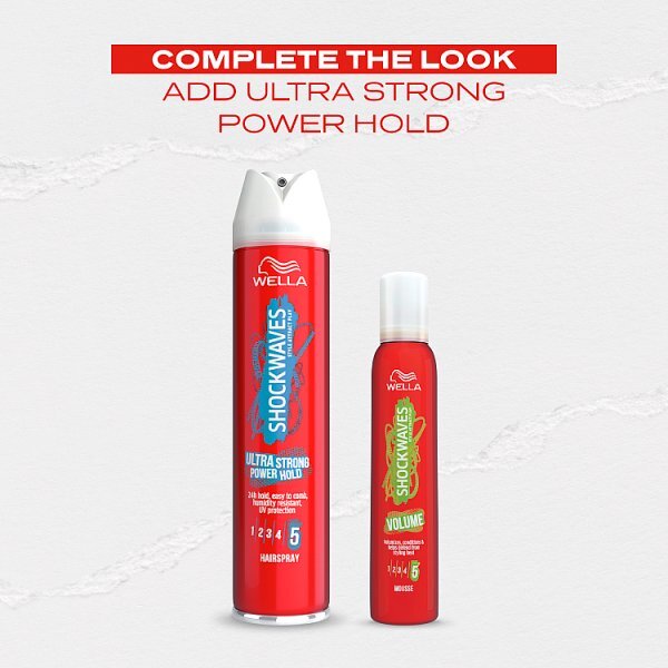 Wella Shockwaves Volume Mousse, 200 ml - McGrocer