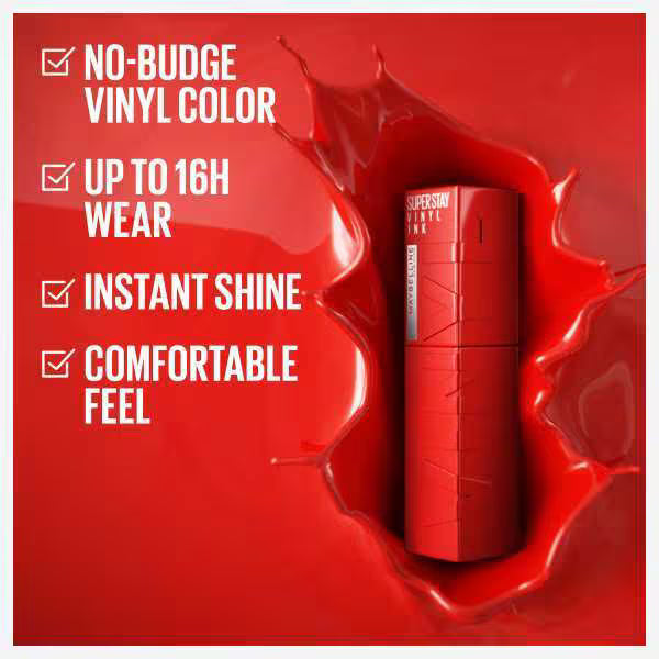 Maybelline Liquid Lipstick 35 Cheeky, imported from the UK