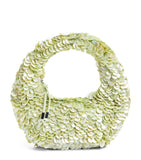 STAUD embellished reef bag with pearl shells (British brand)