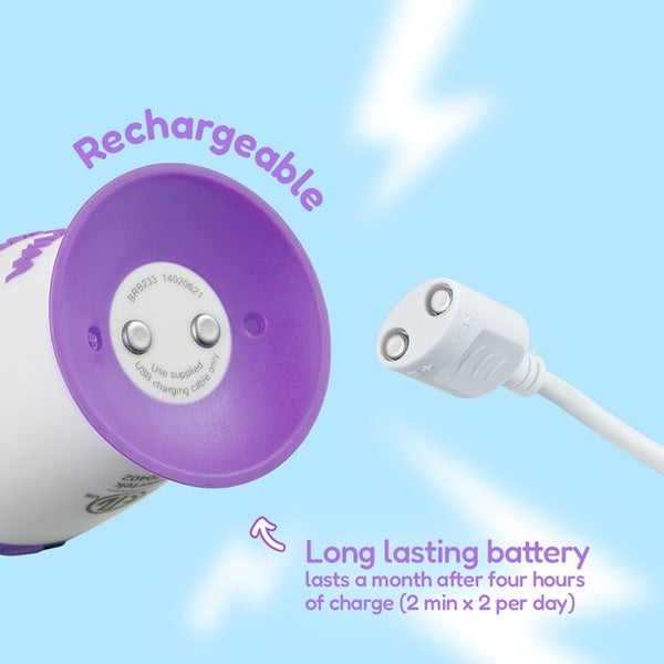 Brush Baby hippo kids rechargeable toothbrush - British product