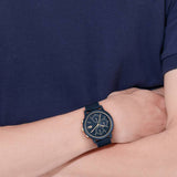 Lacoste men's blue silicone strap watch 42mm - UK version