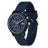 Lacoste men's blue silicone strap watch 42mm - UK version