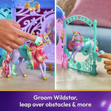 Unicorn Academy Starglow Fountain stable playset with Wildstar figure (British brand)