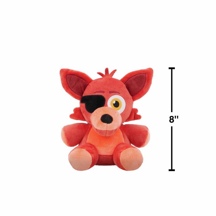 Jazwares FNAF Foxy plush glow-in-the-dark eyes 8-inch, UK version