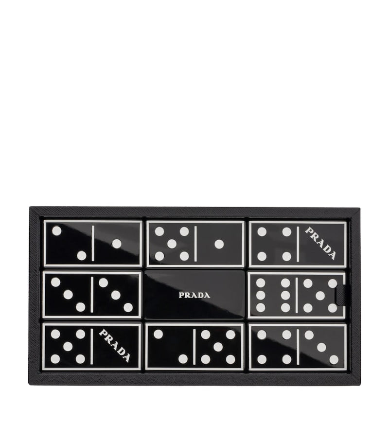Prada Saffiano leather dominoes set imported from the UK