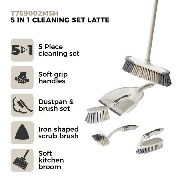Tower 5-in-1 Cleaning Set Latte - British cleaning product