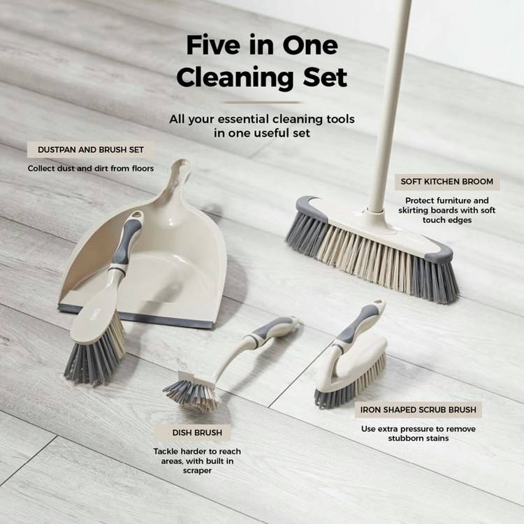 Tower 5-in-1 Cleaning Set Latte - British cleaning product
