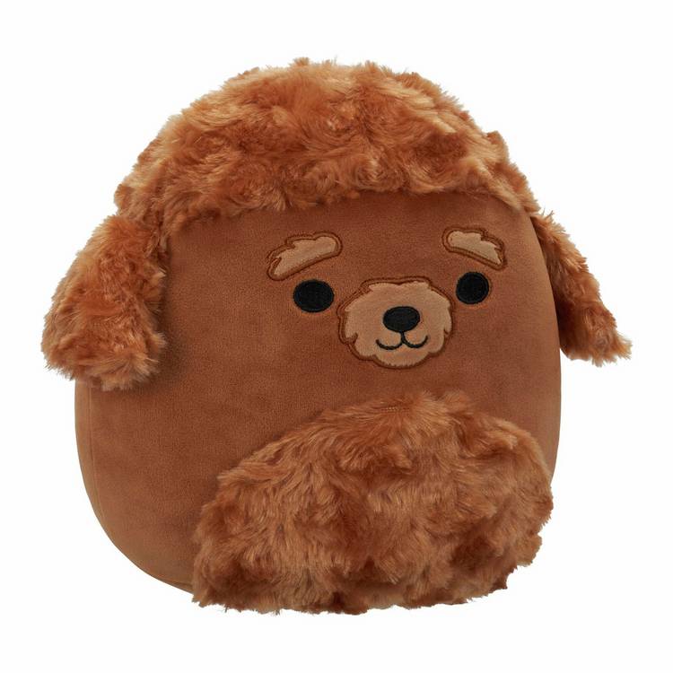 Squishmallows Dro the Golden Labradoodle soft toy 7.5-inch, UK version