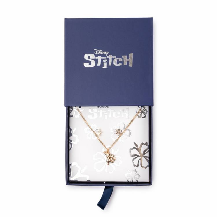 Custard London Disney Stitch pendant and star earring set - British product