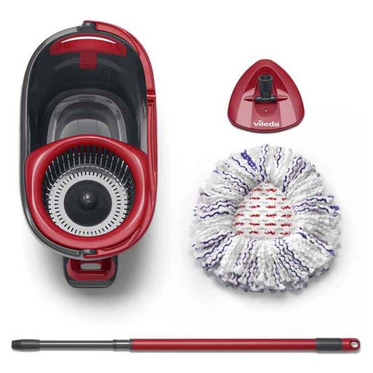 Vileda 3 in 1 turbo spin mop bucket set, imported from the UK