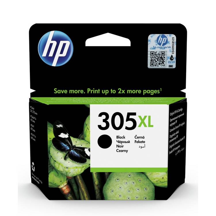 HP high yield black ink cartridge XL, imported from the UK