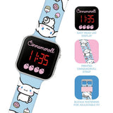Cinnamoroll kids LED watch blue strap 35mm, UK version