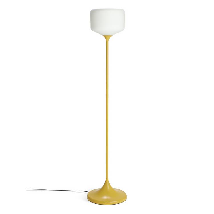 Habitat Rory floor lamp in mustard (British brand)