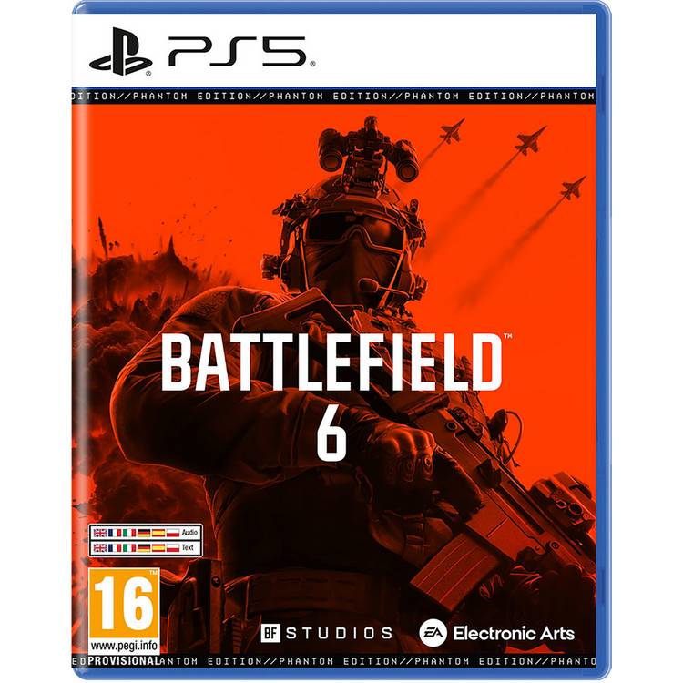 Battlefield 6 Phantom Edition PS5 game disc (British brand)