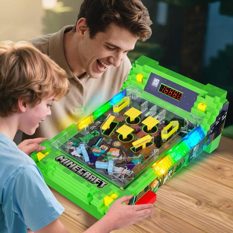 Menkind Minecraft arcade pinball machine premium series - British product