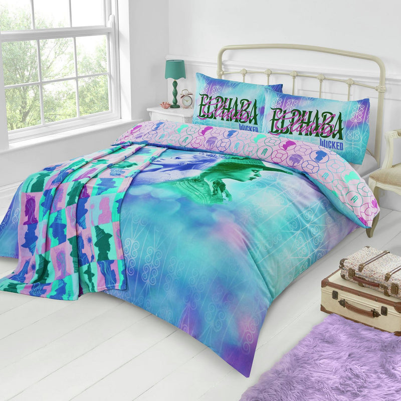Wicked Part 2 Blue Kids Bedding Set - Double