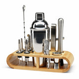 Menkind 12 piece cocktail set on wooden stand, UK version