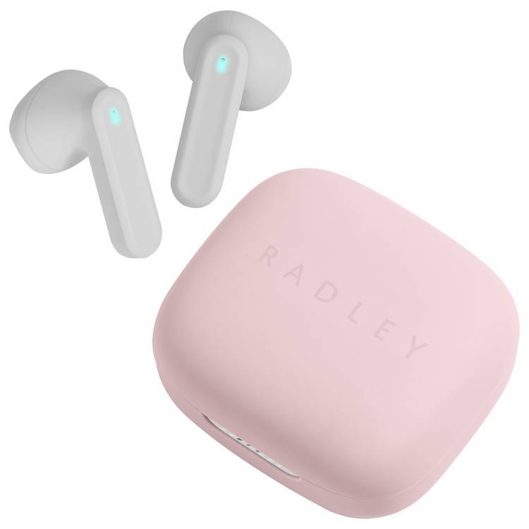 Radley pink smartwatch and wireless earbud set (British brand)
